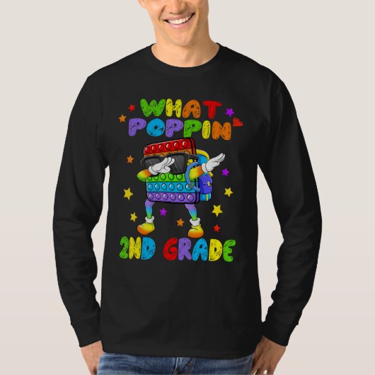 Terug naar School Pop Het Fidget Speelgoed Wat Pop T-shirt (Voorkant)