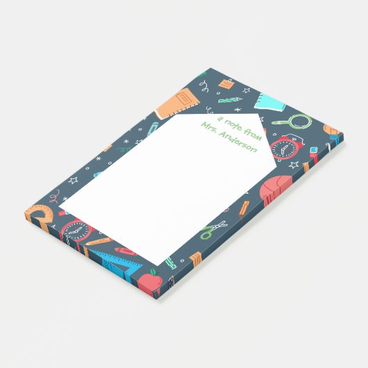 Terug naar School Post-it® Notes (Schuin)