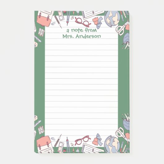 Terug naar School Post-it® Notes (Voorkant)