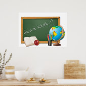 Terug naar school poster (Keuken)