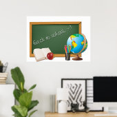 Terug naar school poster (Thuiskantoor)