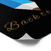 Terug naar school poster (Hoek)