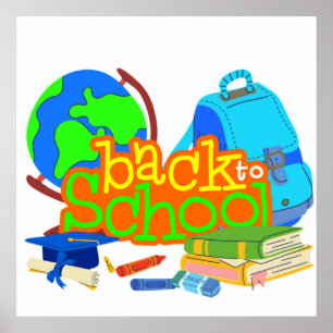 Terug naar School Poster