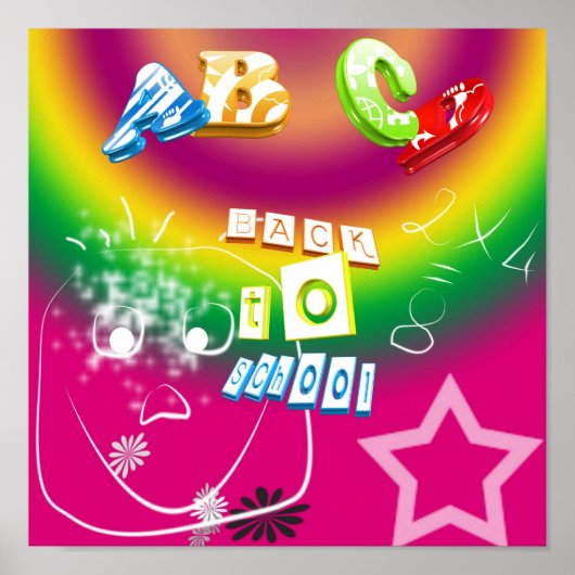 Terug naar School Poster (Voorkant)