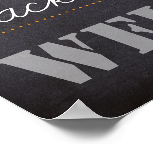 Terug naar school poster (Hoek)