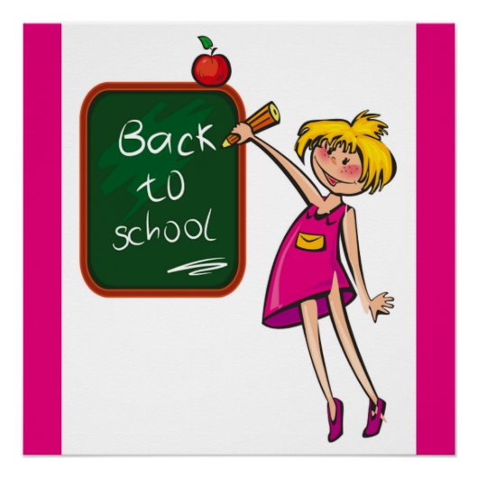 TERUG NAAR SCHOOL POSTER (Voorkant)