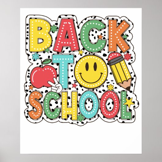terug naar school poster (Voorkant)