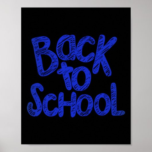 Terug naar school poster (Voorkant)
