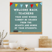 Terug naar school poster (Keuken)