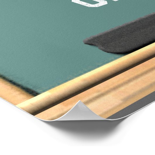 Terug naar school poster (Hoek)