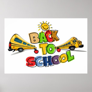 Terug naar School Poster