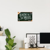 Terug naar school poster (Thuiskantoor)