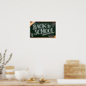 Terug naar school poster (Keuken)