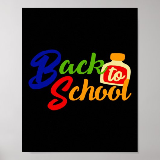 Terug naar school poster (Voorkant)