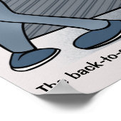 Terug naar school poster (Hoek)