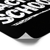 Terug naar school poster (Hoek)