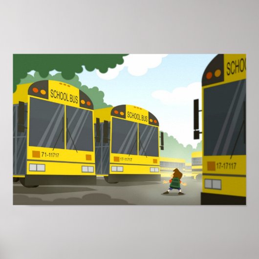 Terug naar School Poster (Voorkant)