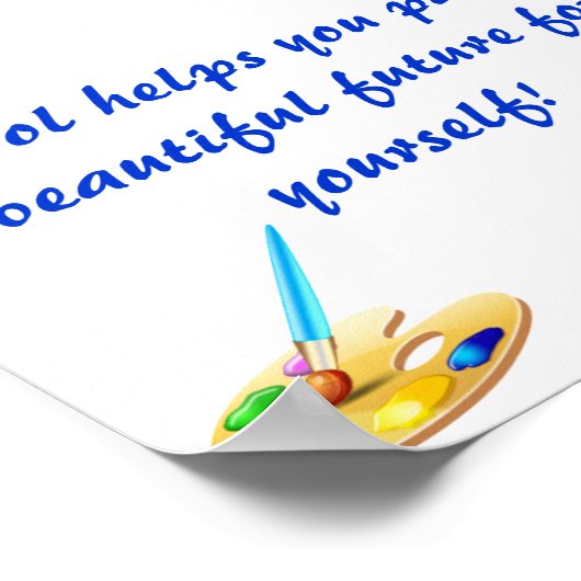 Terug naar school. poster (Hoek)