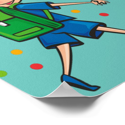 Terug naar School Poster (Hoek)