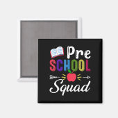 Terug naar school pre-k leraar student kleuterscho magneet (Voorkant / Achterkant)