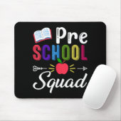 Terug naar school pre-k leraar student kleuterscho muismat (Met muis)