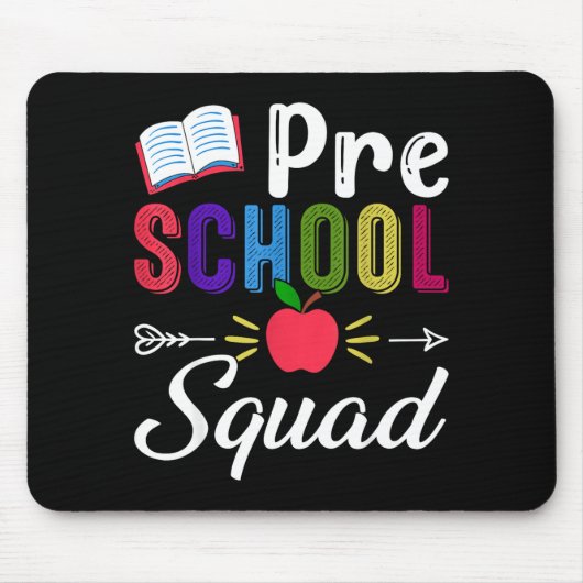Terug naar school pre-k leraar student kleuterscho muismat (Voorkant)