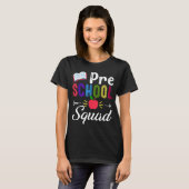 Terug naar school pre-k leraar student kleuterscho t-shirt (Voorkant volledig)