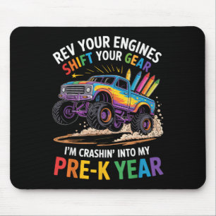 Terug naar school Pre-K Preschool Monster Truck Fi Muismat