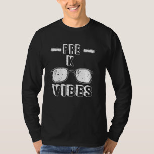 Terug naar school Pre-K Vibes eerste dag leraar T-shirt