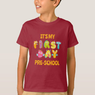 Terug naar school PRE-SCHOOL EERSTE DAG T-shirt