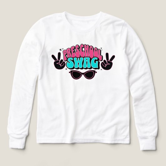 Terug naar school Preschool Swag Cool Kid Design (Voorkant)