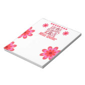 Terug naar school Principal Era retro gepersonalis Notitieblok (Linkerzijde)