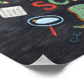 Terug naar school Printable Poster Sign (Hoek)