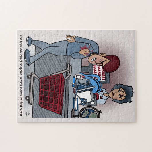 Terug naar school puzzle legpuzzel (Horizontaal)