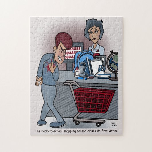 Terug naar school puzzle legpuzzel (Verticaal)