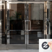 Terug naar school raamsticker (Kantoordeur)