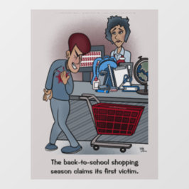 Terug naar school raamsticker