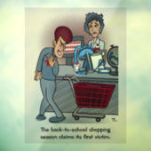 Terug naar school raamsticker (Vel 3)