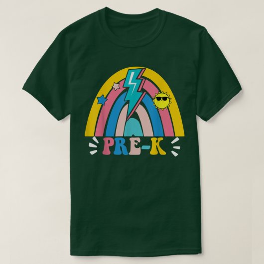 Terug naar school Rainbow Prek leraar Kind T-shirt (Design voorkant)