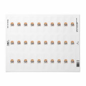 Terug naar school regenboog 4e klas squad etiket (Full Sheet)