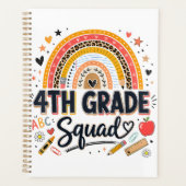 Terug naar school regenboog 4e klas squad planner (Voorkant)