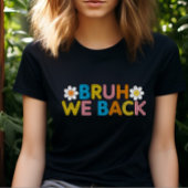 Terug naar school retro groovy cadeau voor leraar  t-shirt