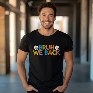 Terug naar school retro groovy cadeau voor leraar t-shirt