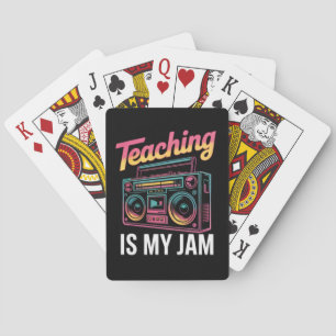 Terug naar school Retro lesgeven is mijn ding 80s Pokerkaarten