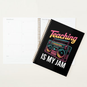 Terug naar school Retro lesgeven is mijn Jam 80s Planner