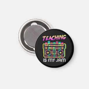 Terug naar school Retro Onderwijs is mijn ding 80s Magneet