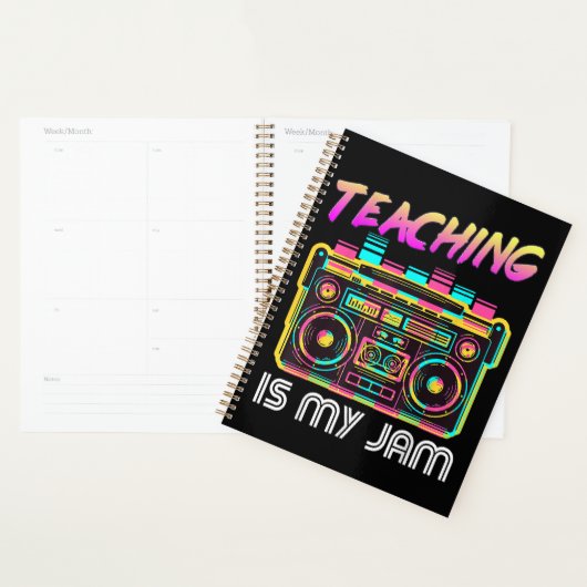 Terug naar school Retro Onderwijs is mijn Jam 80s Planner (Display)