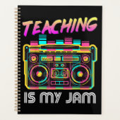 Terug naar school Retro Onderwijs is mijn Jam 80s Planner (Voorkant)