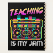 Terug naar school Retro Onderwijs is mijn Jam 80s Planner (Achterkant)
