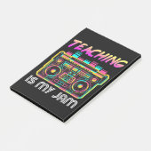 Terug naar school Retro Onderwijs is mijn Jam 80s Post-it® Notes (Schuin)